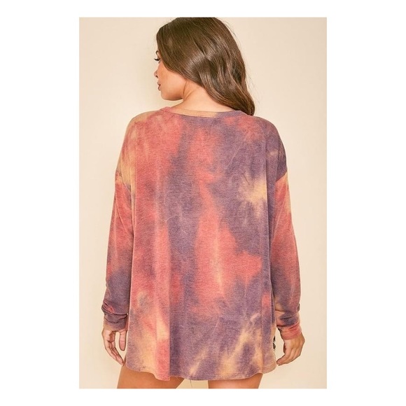 Lazy Days Tie Dye Top - Picture 3 of 3
